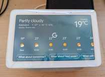 Google Nest Hub 1gen biały głośnik przenośny nowy gwarancja