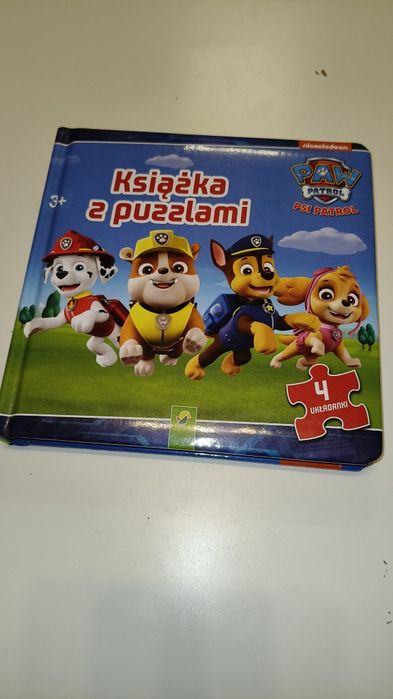 Książka z puzzlami Psi Patrol