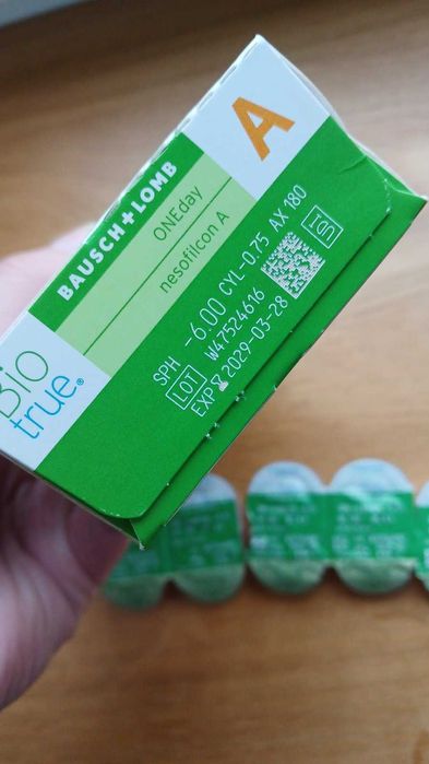 Biotrue ONEday for astigmatism 30 шт. | торичні контактні лінзи -6.00