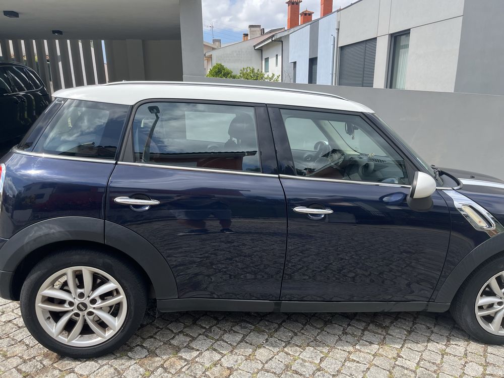 Mini countryman cooper 1.6 gasolina azul/tecto branco