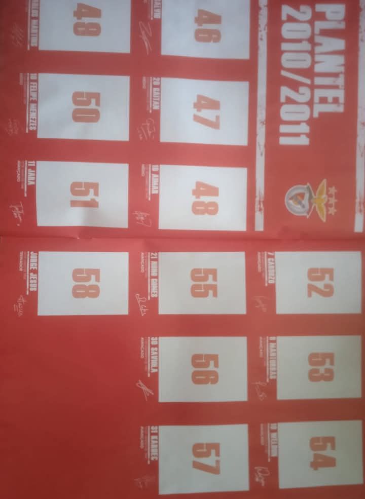 Caderneta de Cromos - Benfica
