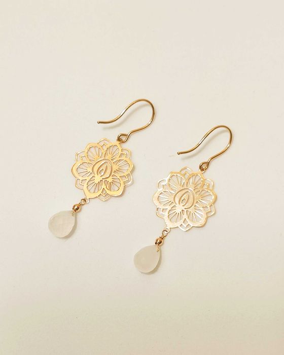 Brincos Flor em Ouro