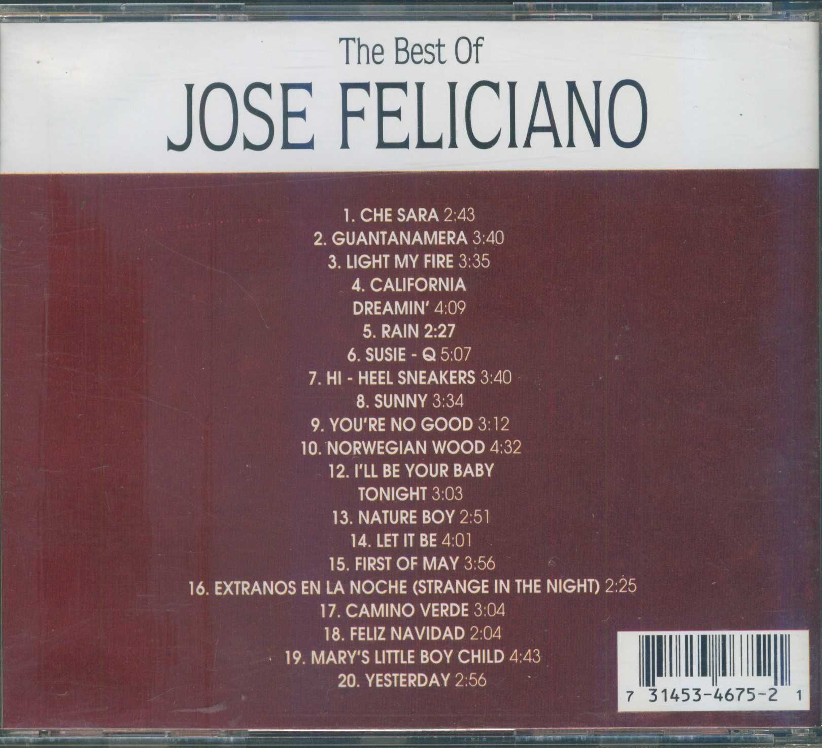 Компакт-диски  Jose Feliciano і Gypsy Kings