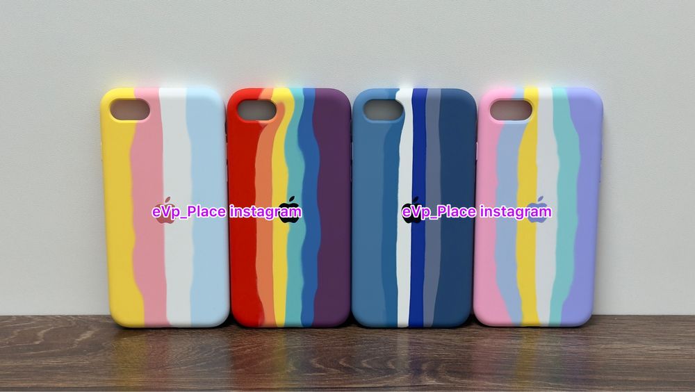 Чохол IPhone 8 SE Rainbow чехол 7 айфон