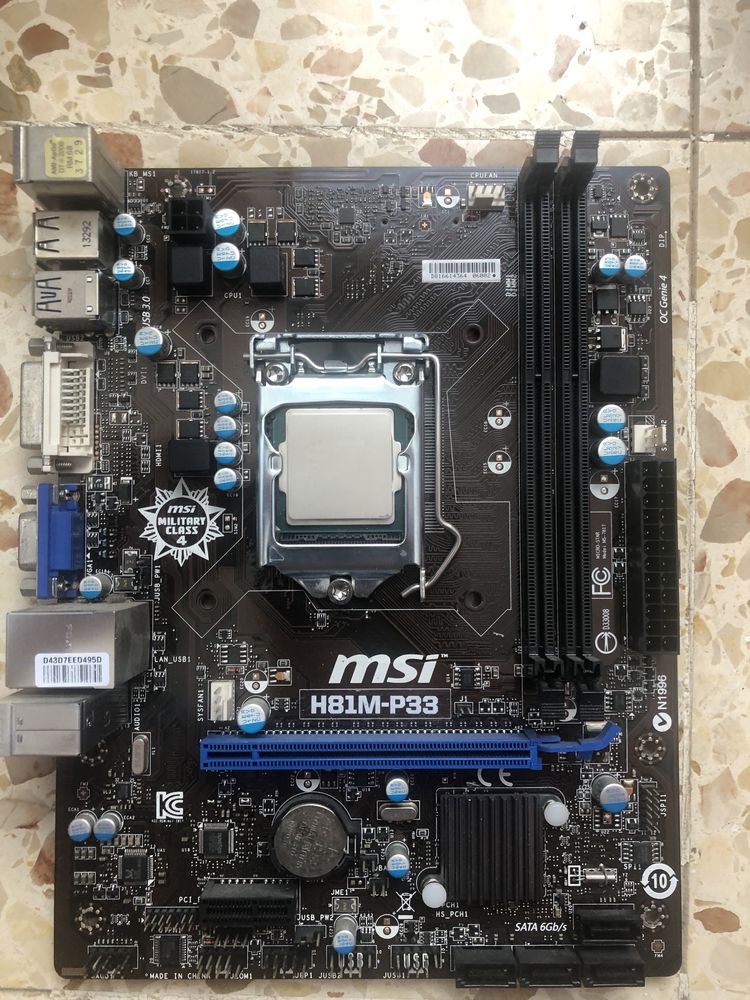 MB MSI + Intel 4430