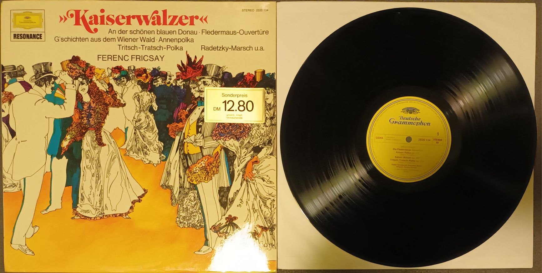 Płyta winylowa  Walce Straussa "Kaiserwalzer" Deutsche  Grammophon
