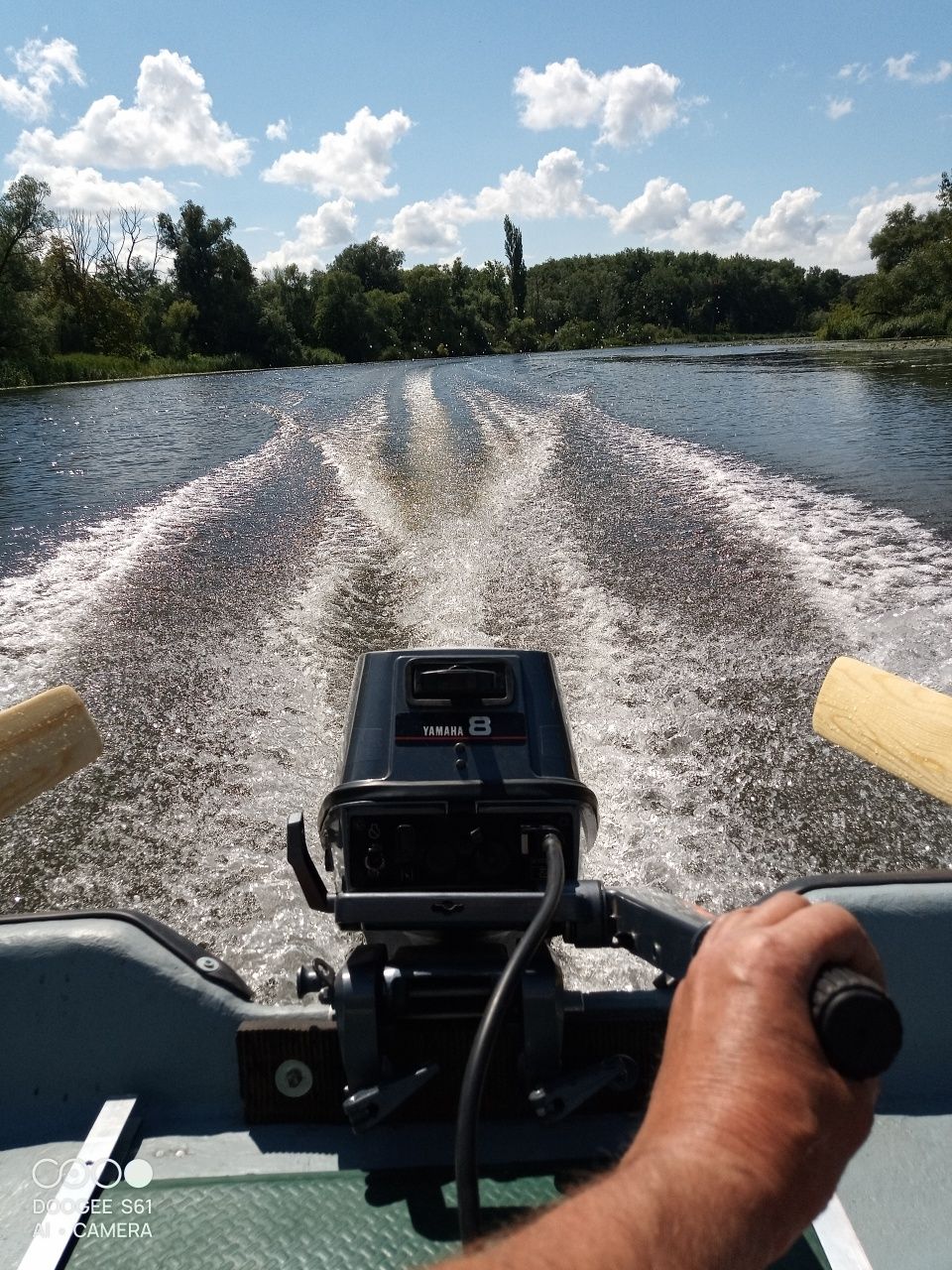 Sprzedam łódka wędkarska silnik zaburtowy Yamaha 8 KM komplet