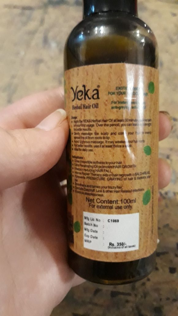 Veka Herbal Hair Oil MONINGA & GREEN A MAGK масло для волос