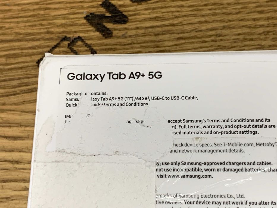 Планшет Samsung Galaxy Tab A9 Plus 5G 64GB Gray (SM-X218U)