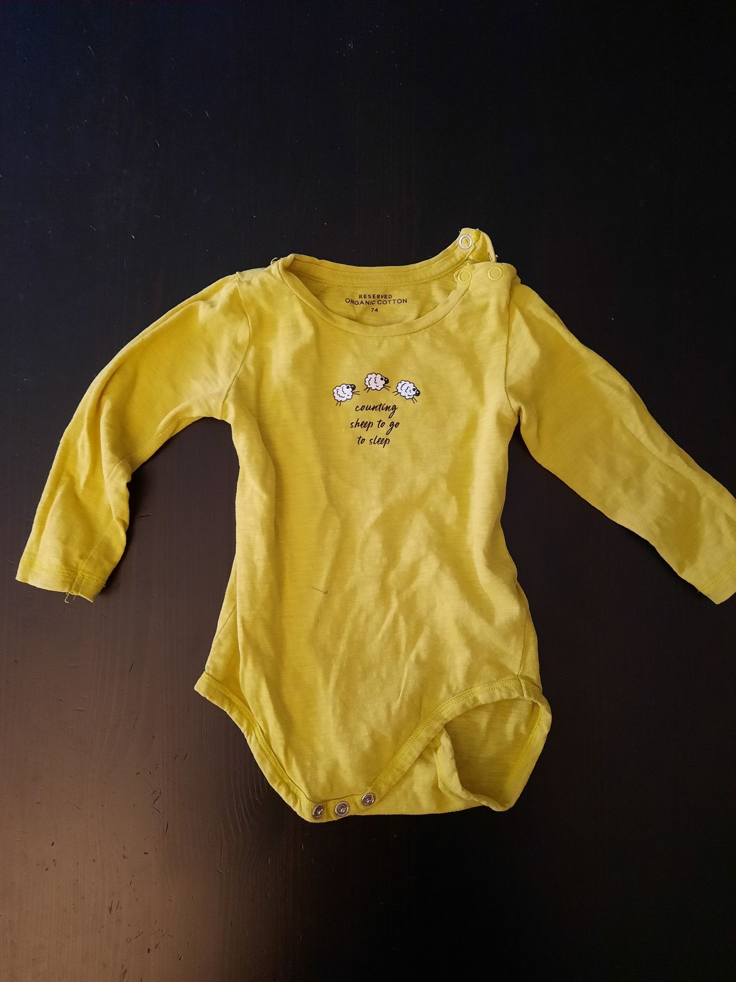 Zestaw body długi rękaw 74 dla dziewczynki reserved 5.10.15