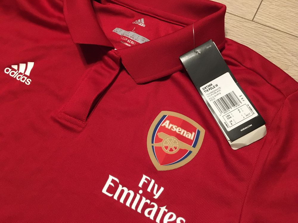 Nowa koszulka polo damska Adidas Arsenal Londyn rozmiar L