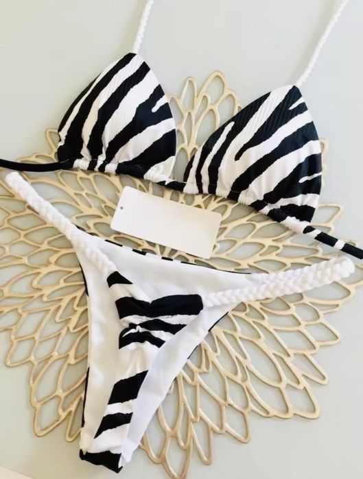 Міні бікіні нове модне сексуальне «зебра» роздільний купальник