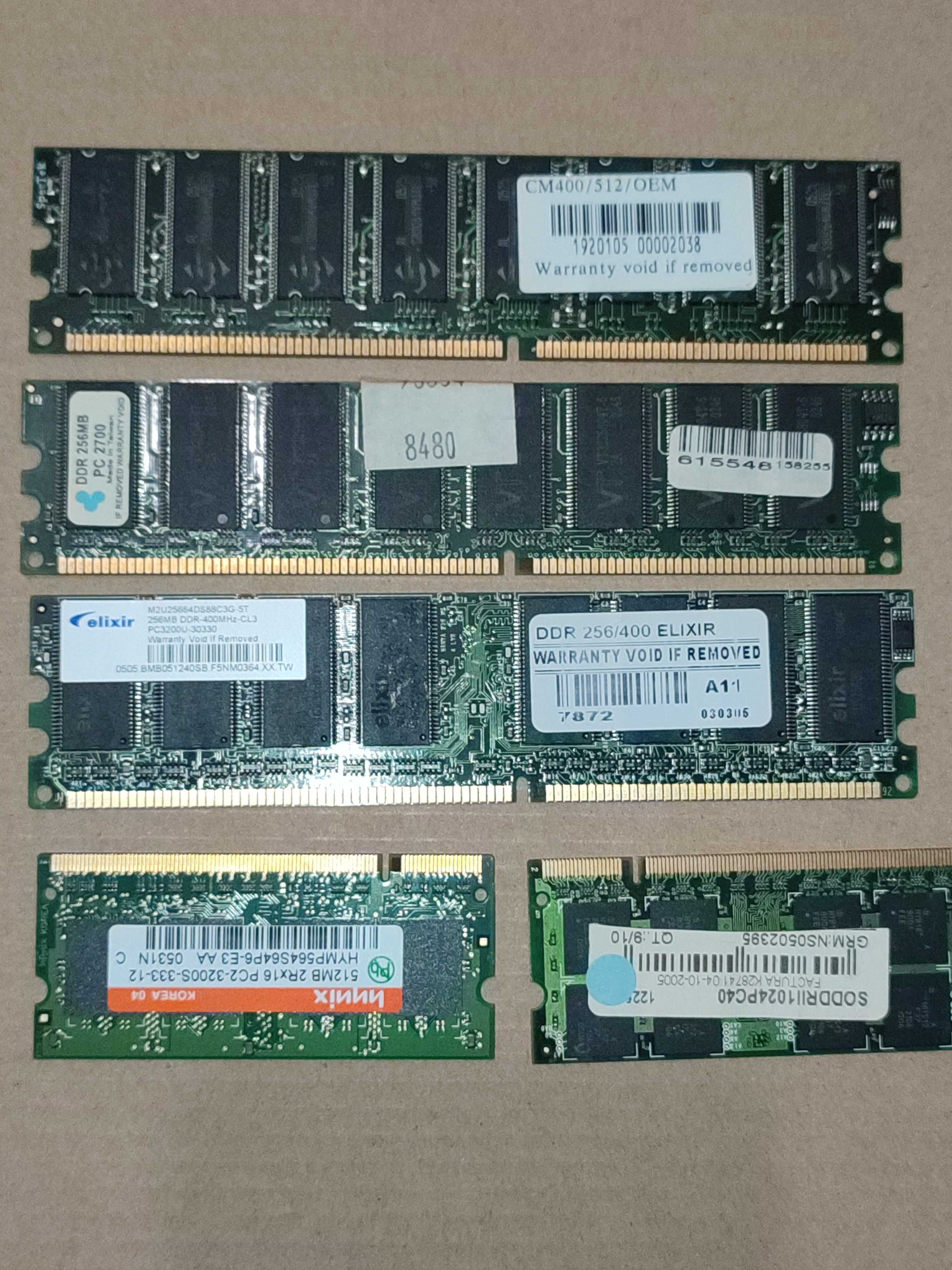 Memórias para PC DDR e DDR 2