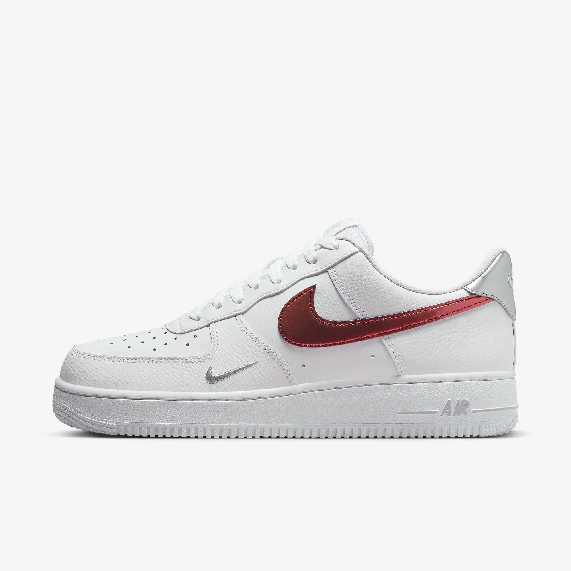 Оригінальні кросівки Nike Air Force 1 'White Red Grey FD0654-100