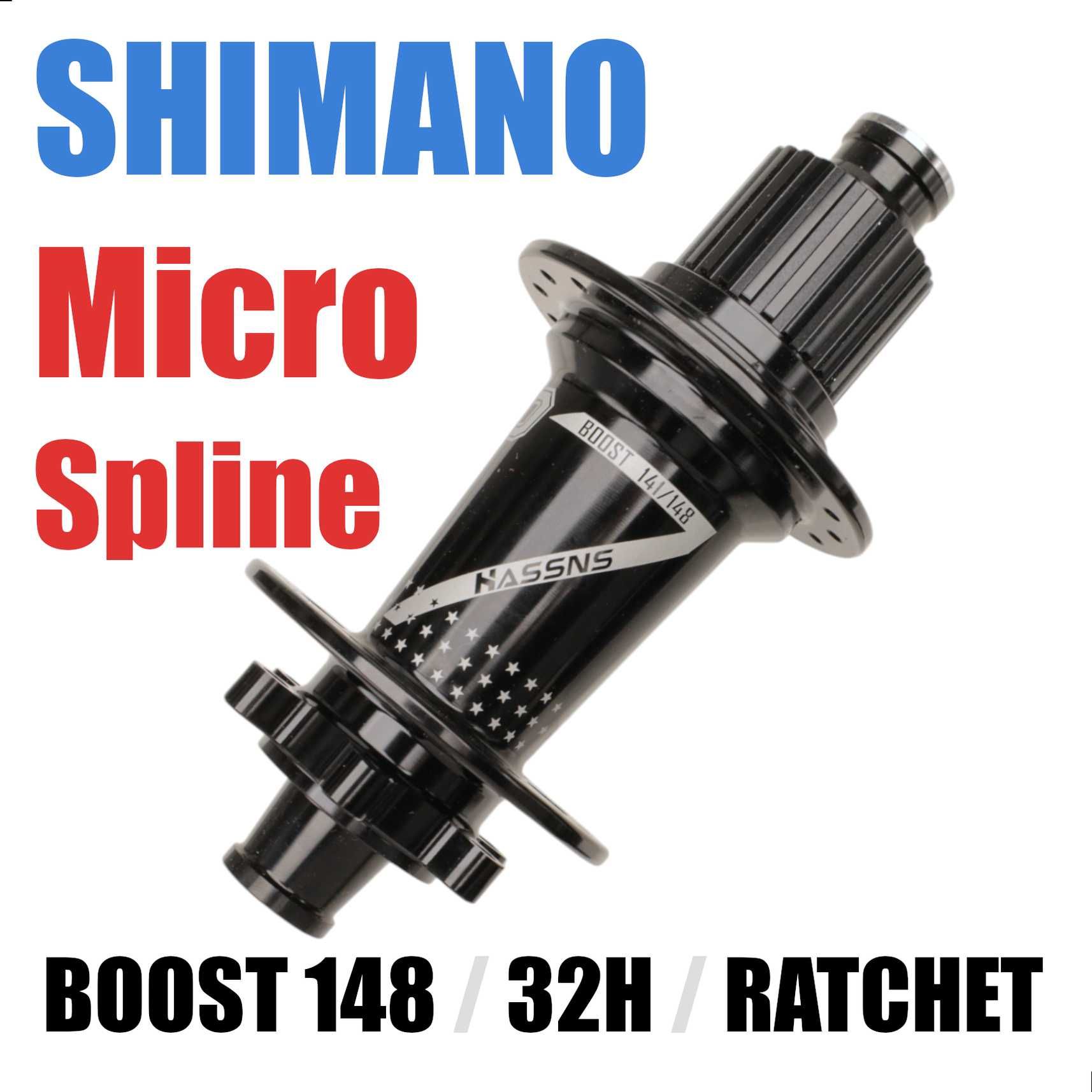 Głośna! HASSNS PRO7 boost 148 mm piasta tylna microspline ratchet 32