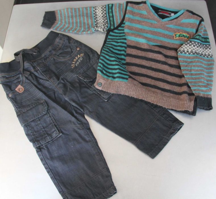 Conjunto calças e camisola Catimini 2 anos, tamanho 86