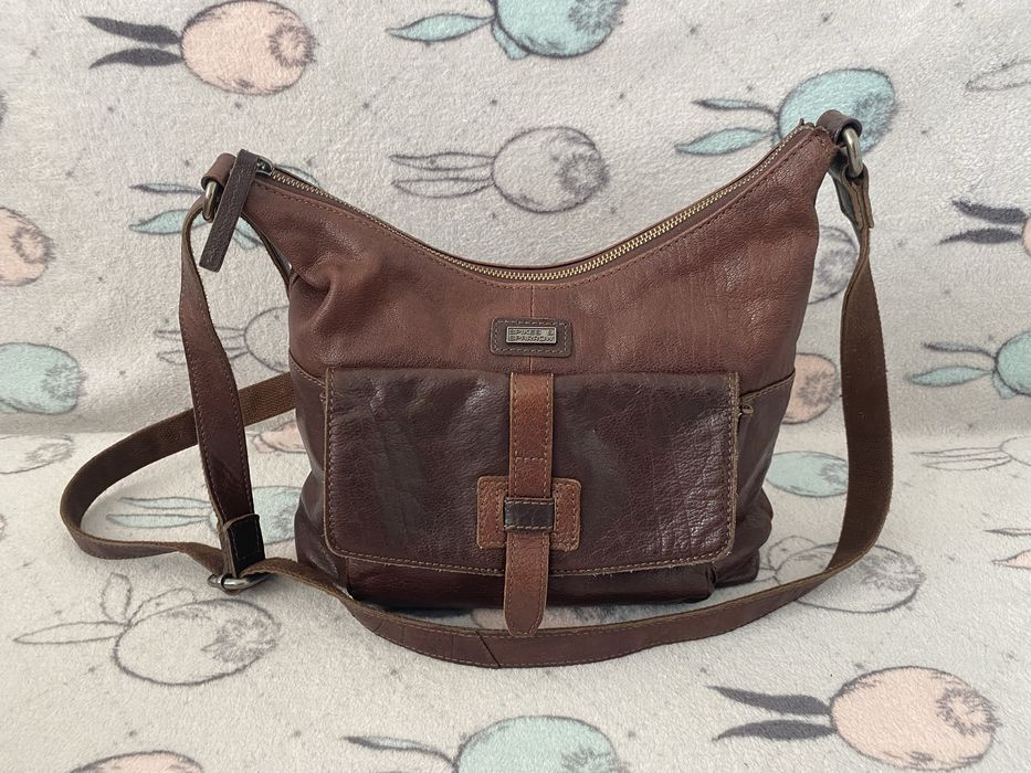 Шкіряна жіноча сумка Spikes & Sparrow