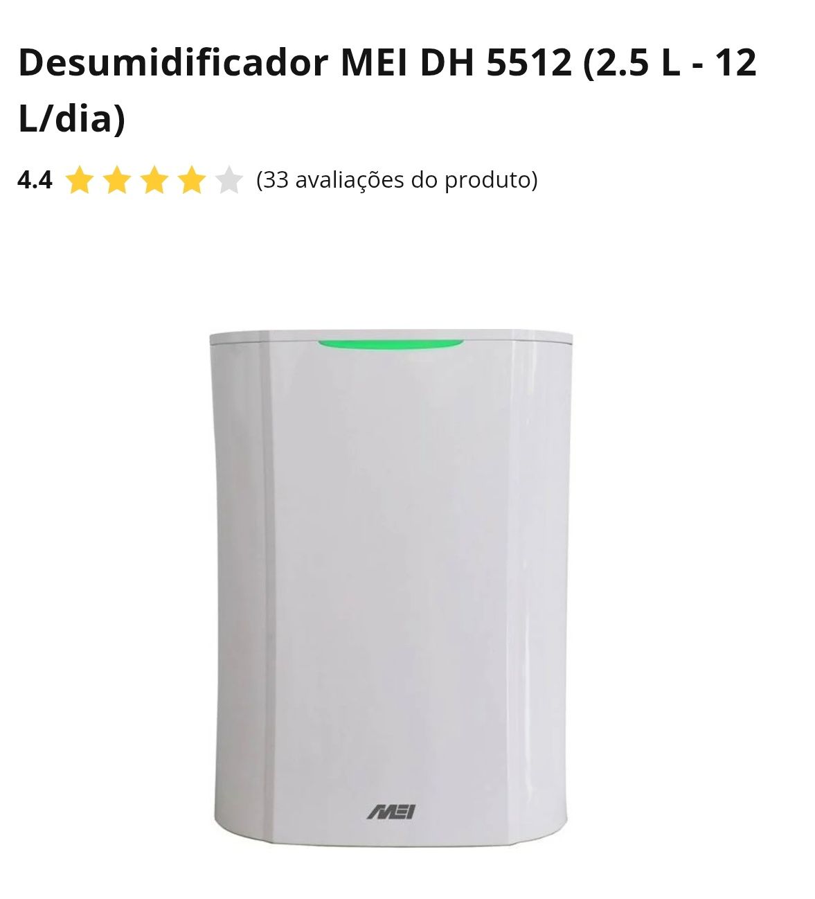 Desumidificador Mei DH 5512