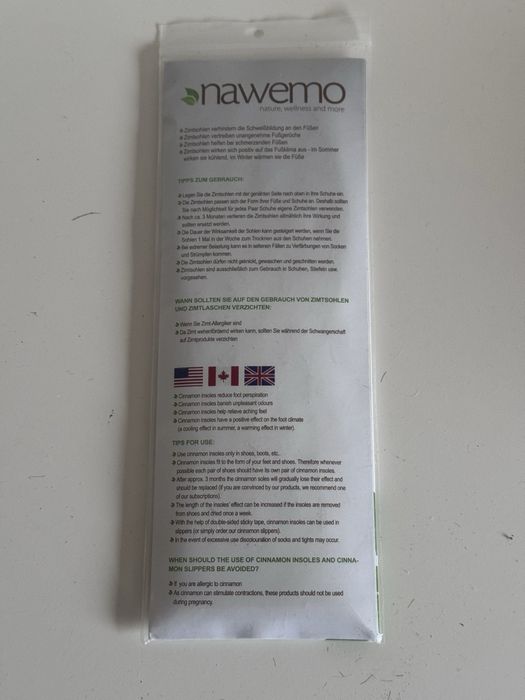 Стельки Nawemo размер 42