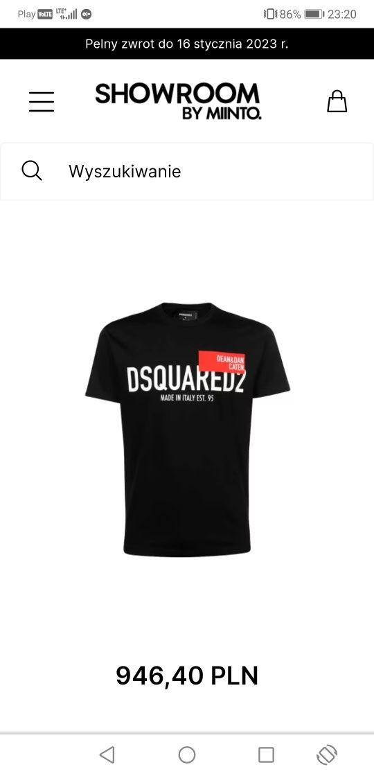 Koszulka T-shirt Dsquared 2