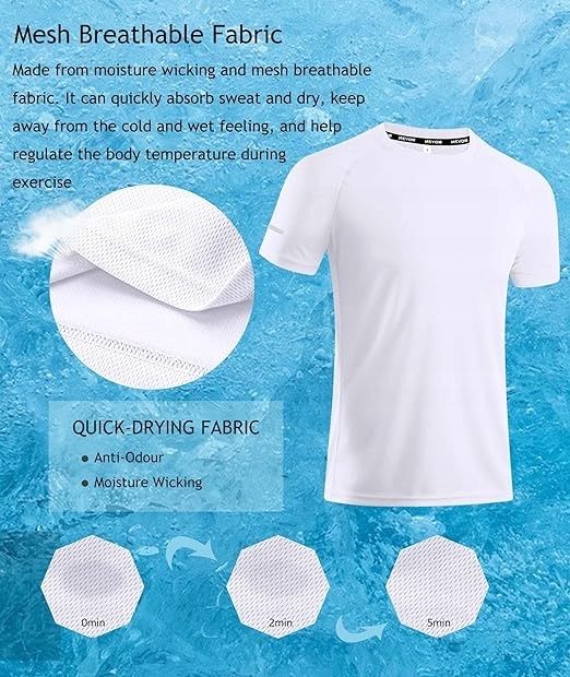 3pack Koszulka męska sportowa r.M/L