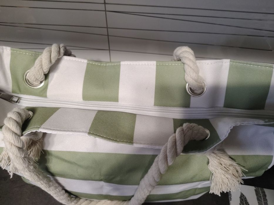 Torba plażowa w paski
