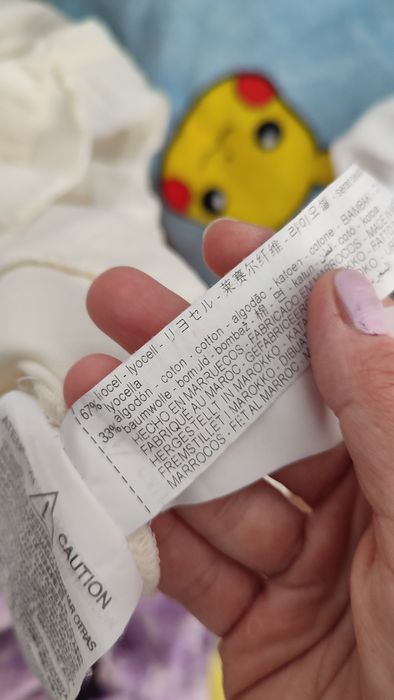 Jedwabno-bawełniana koszula damska ecru na lato Zara rozm S/M lato