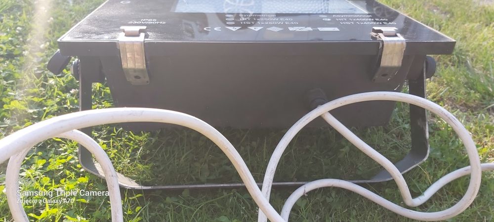 Duży Halogen oświetleniowy żarówka 250 watt