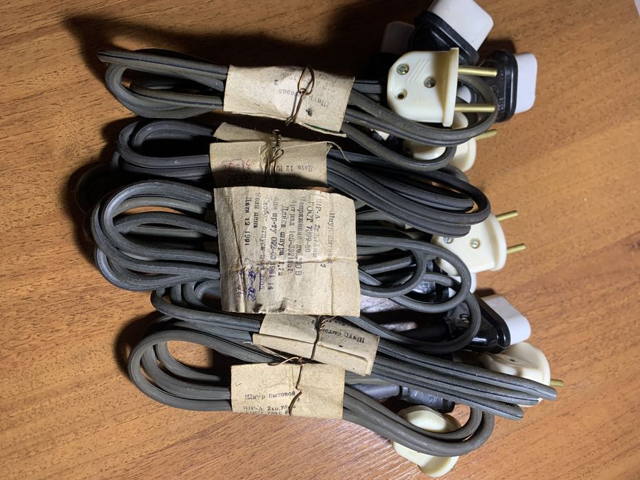 Шнур битовой, ШР-А 2х0,75 СССР,1991 р.для електрочайников и самоваров