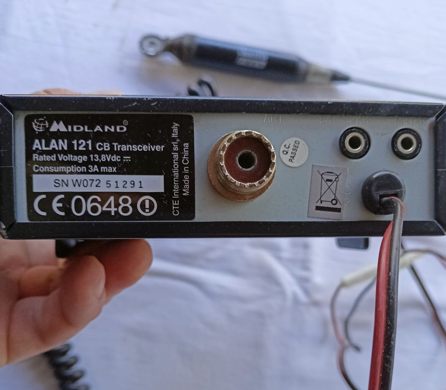 CB Radio midland Alan 121 komplet Antena 130cm Wysyłka z Wrocławia