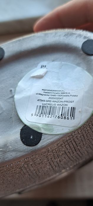 Wazon glamour  srebny