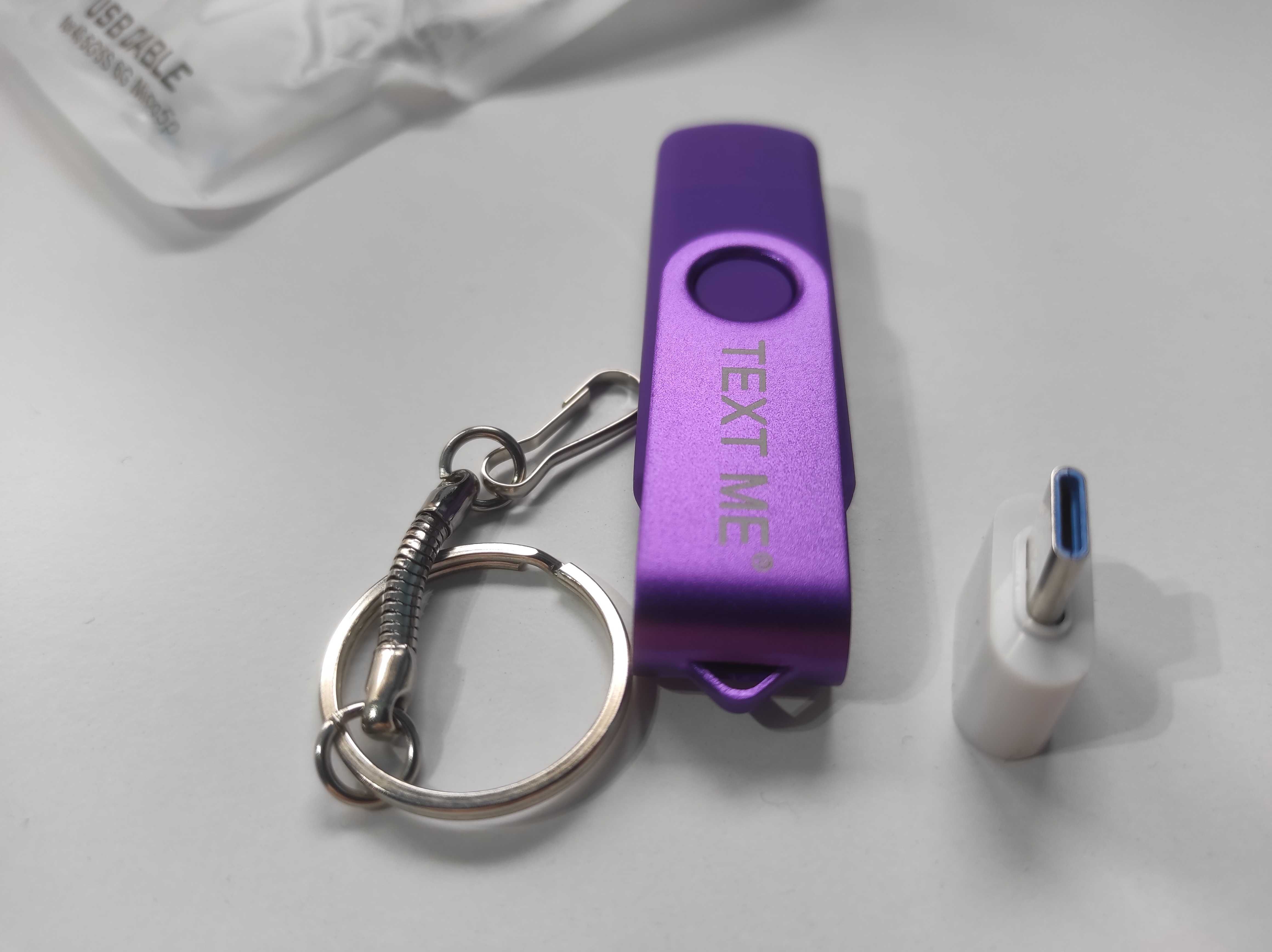 Pendrive 64GB USB i micro USB z adapterem USB-C