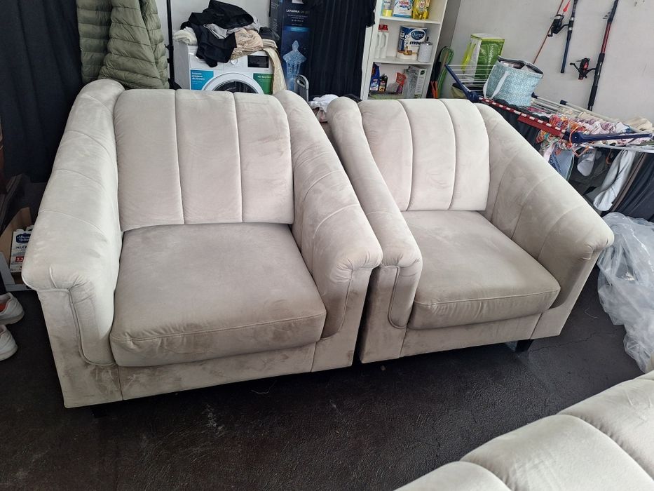 Sofa 3 osoba z opcją spania dwa fotele