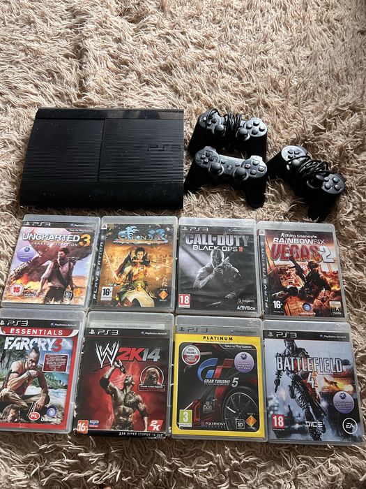 Соні плейстейшн 3 + 8 дисків