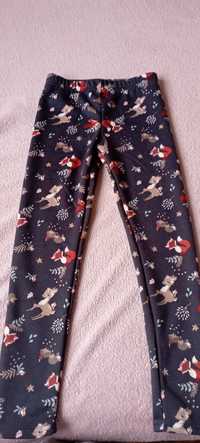 Legginsy ocieplane 122/128