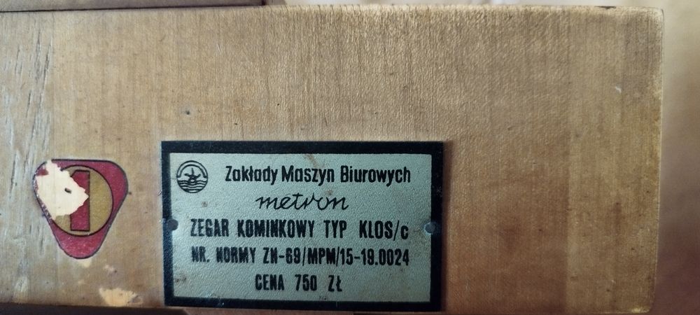 Stary zegar Metron