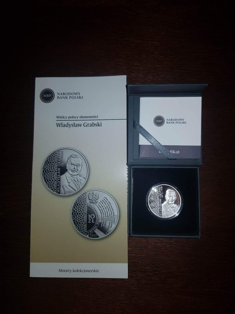 Moneta 10 złotych Władysław Grabski