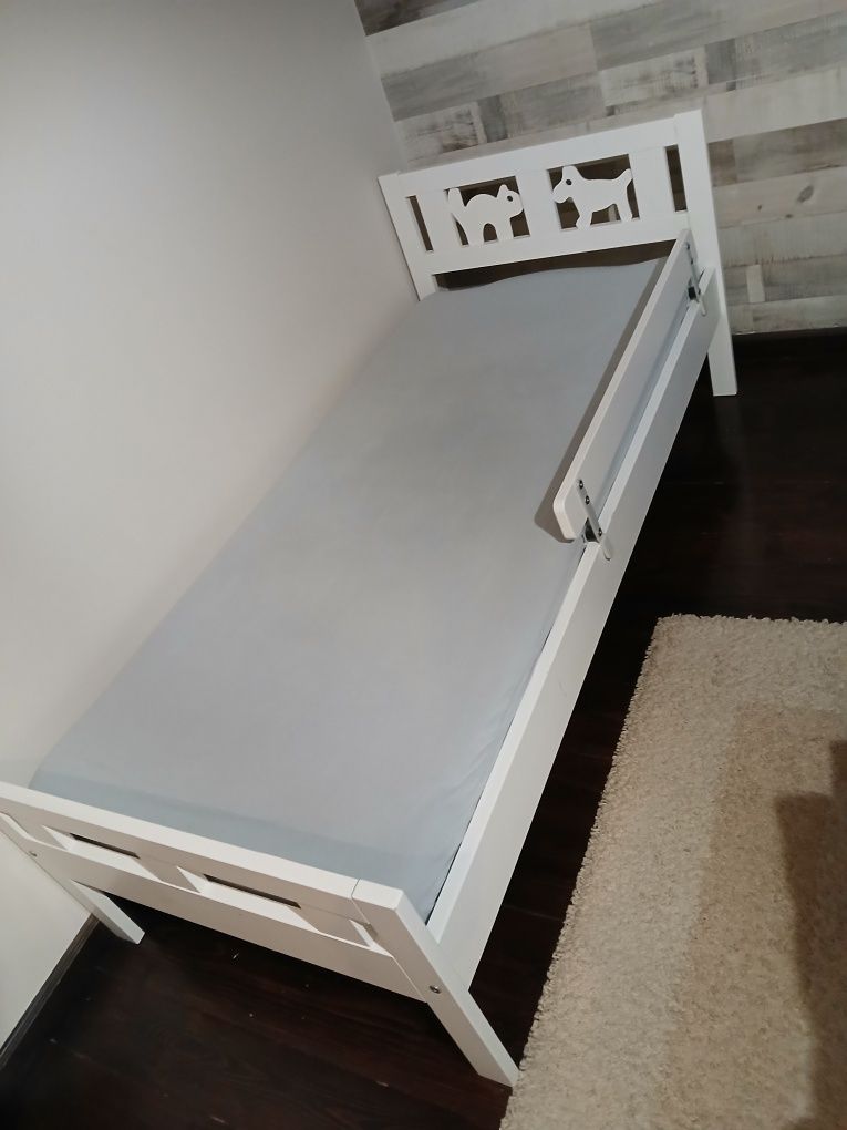 KRITTER Rama łóżka z dnem z listew, biały, 70x160 cm
Rama łóżka z dne