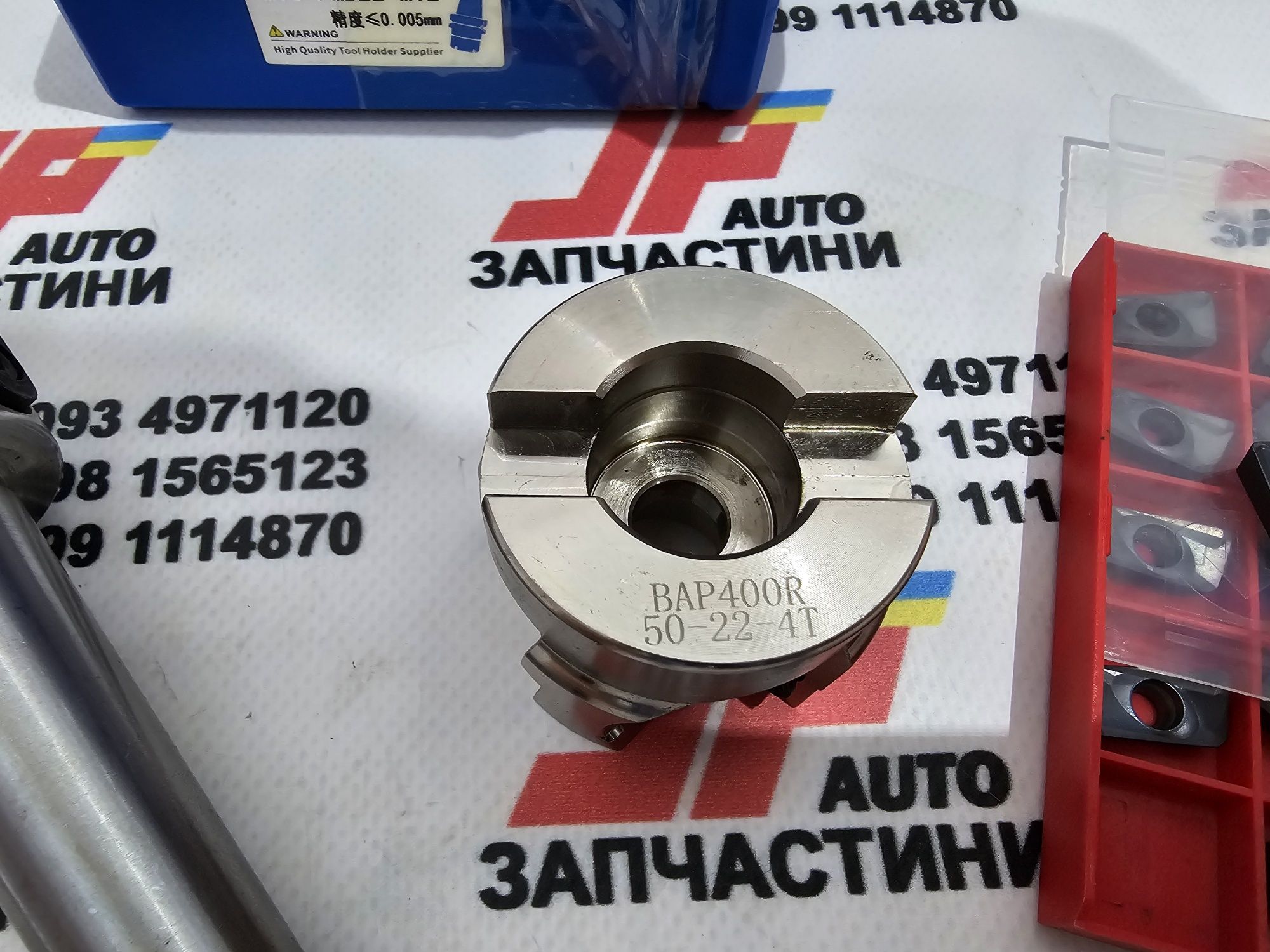 Фреза торцевая BAP 400R 50-22 с пластинами 10шт + хвостовик MTB3-FMB22