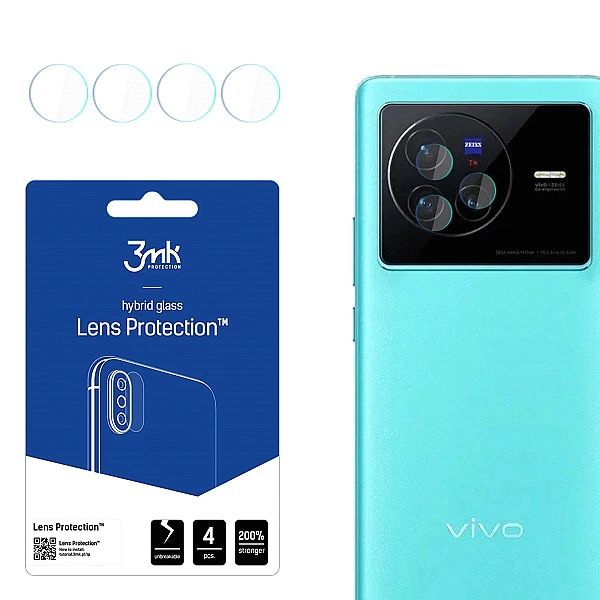 Szkło na aparat 3mk Lens Protection™ hybrydowe na Vivo X80