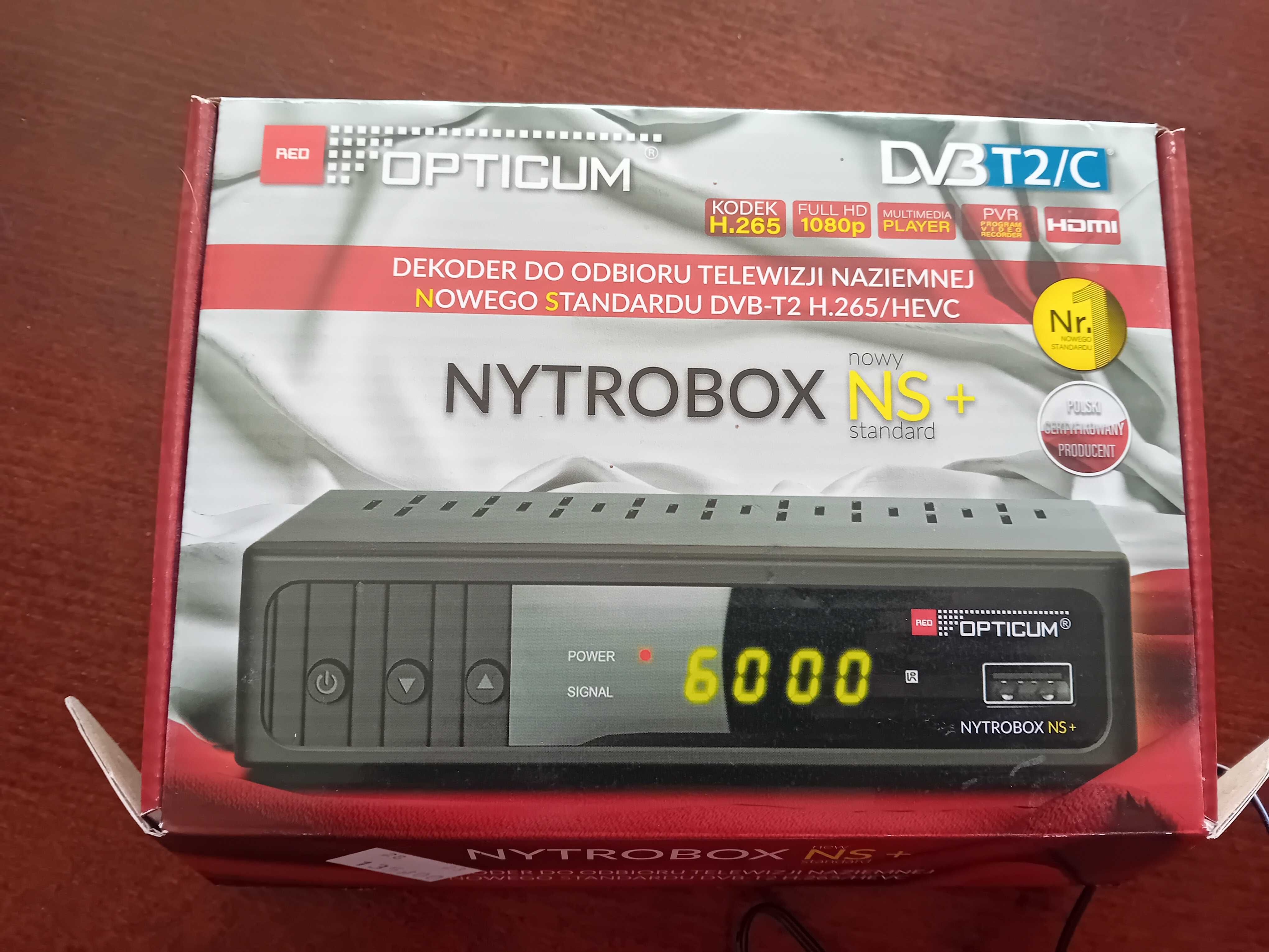 Dekoder DVB-T2 telewizji naziemnej