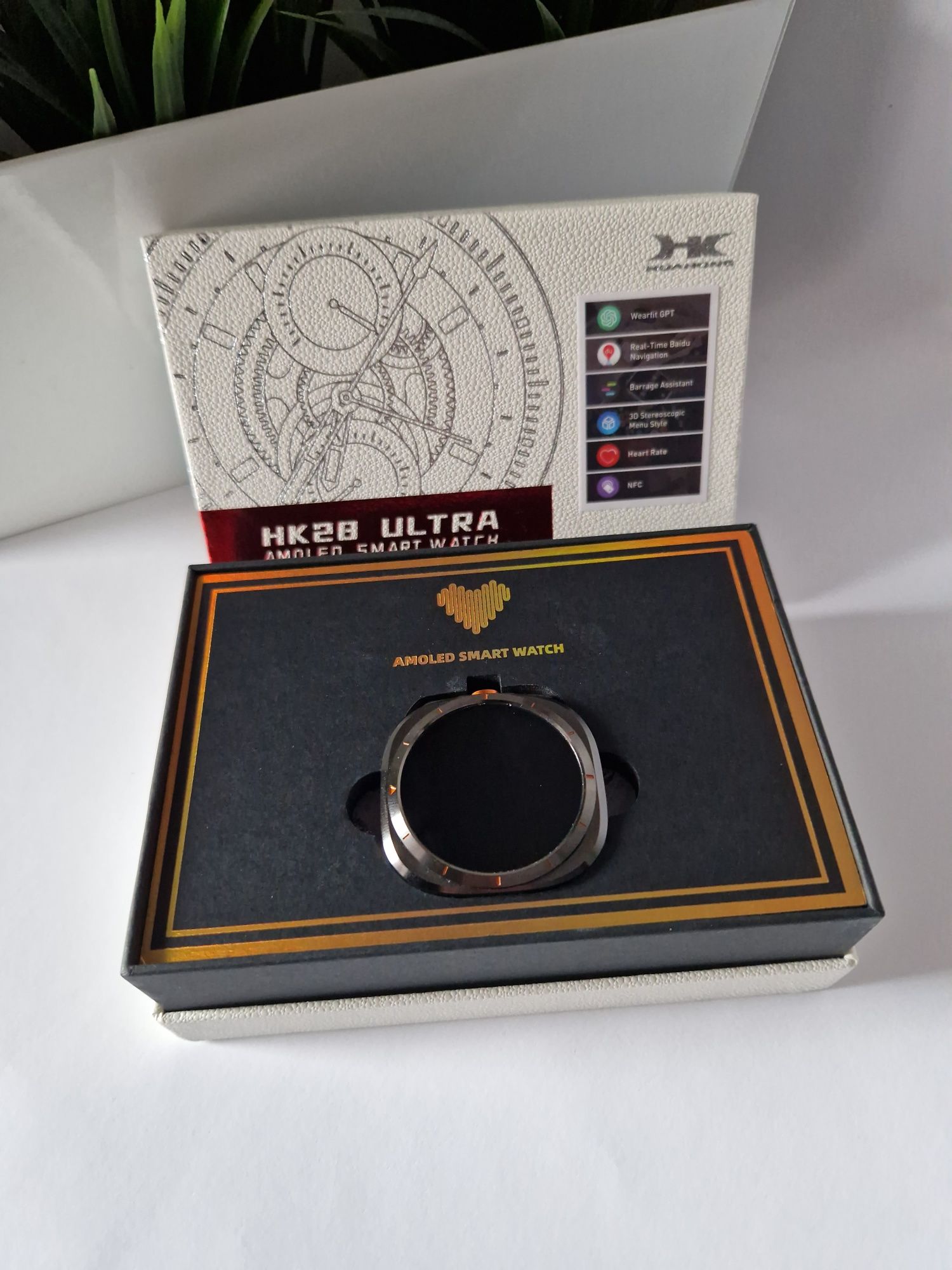 Smartwatch hk28 ultra watch, komplet nowy