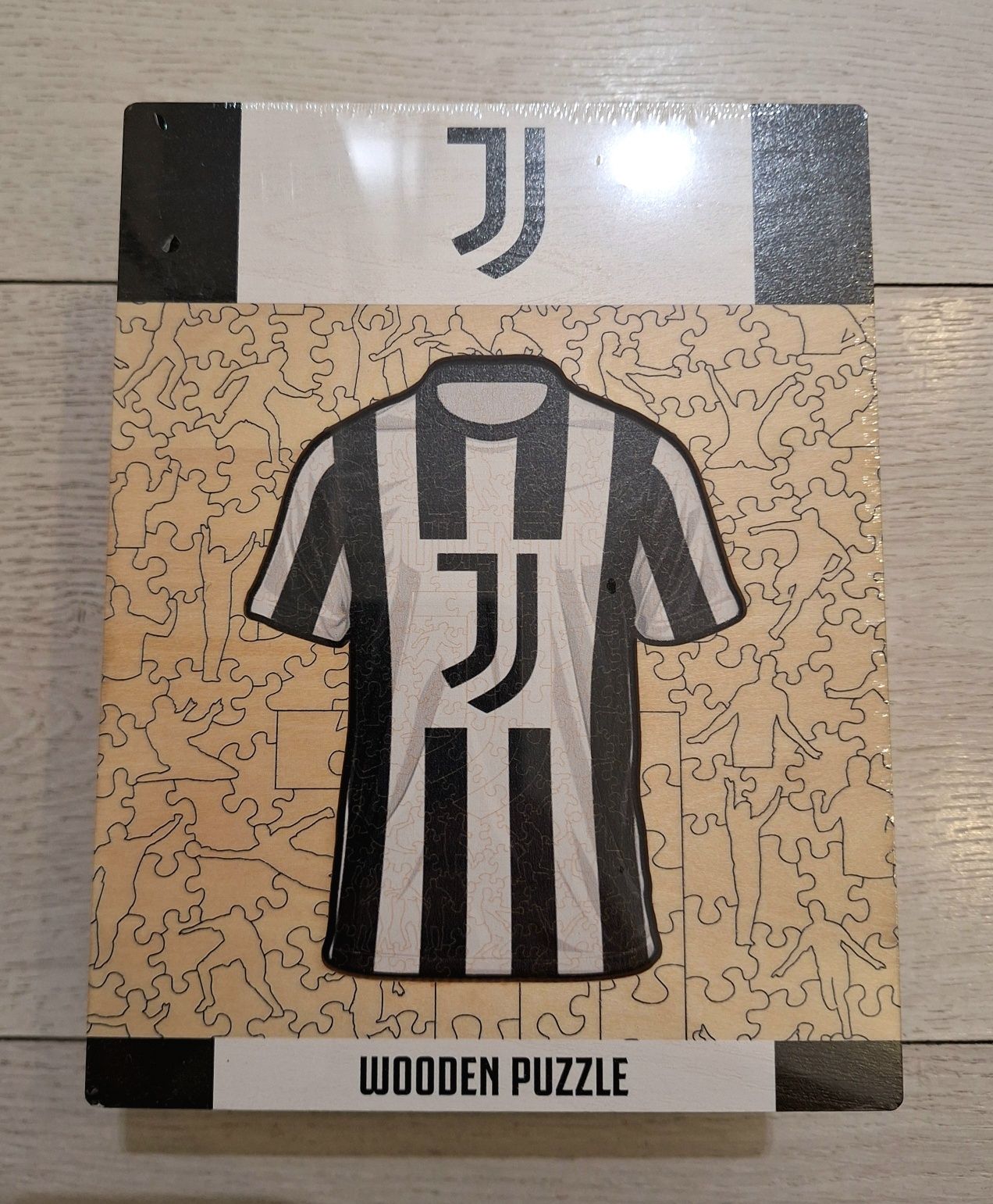 Juventus Turyn drewniane puzzle koszulka M 270 elementów