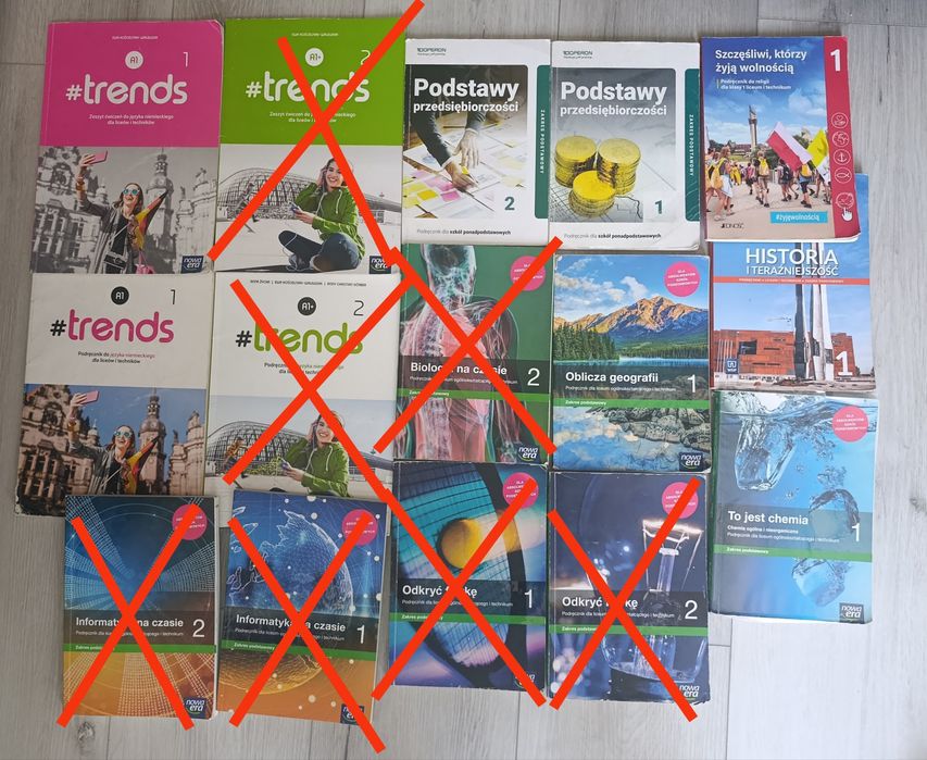 Książki do klasy 1 i 2 liceum/technikum