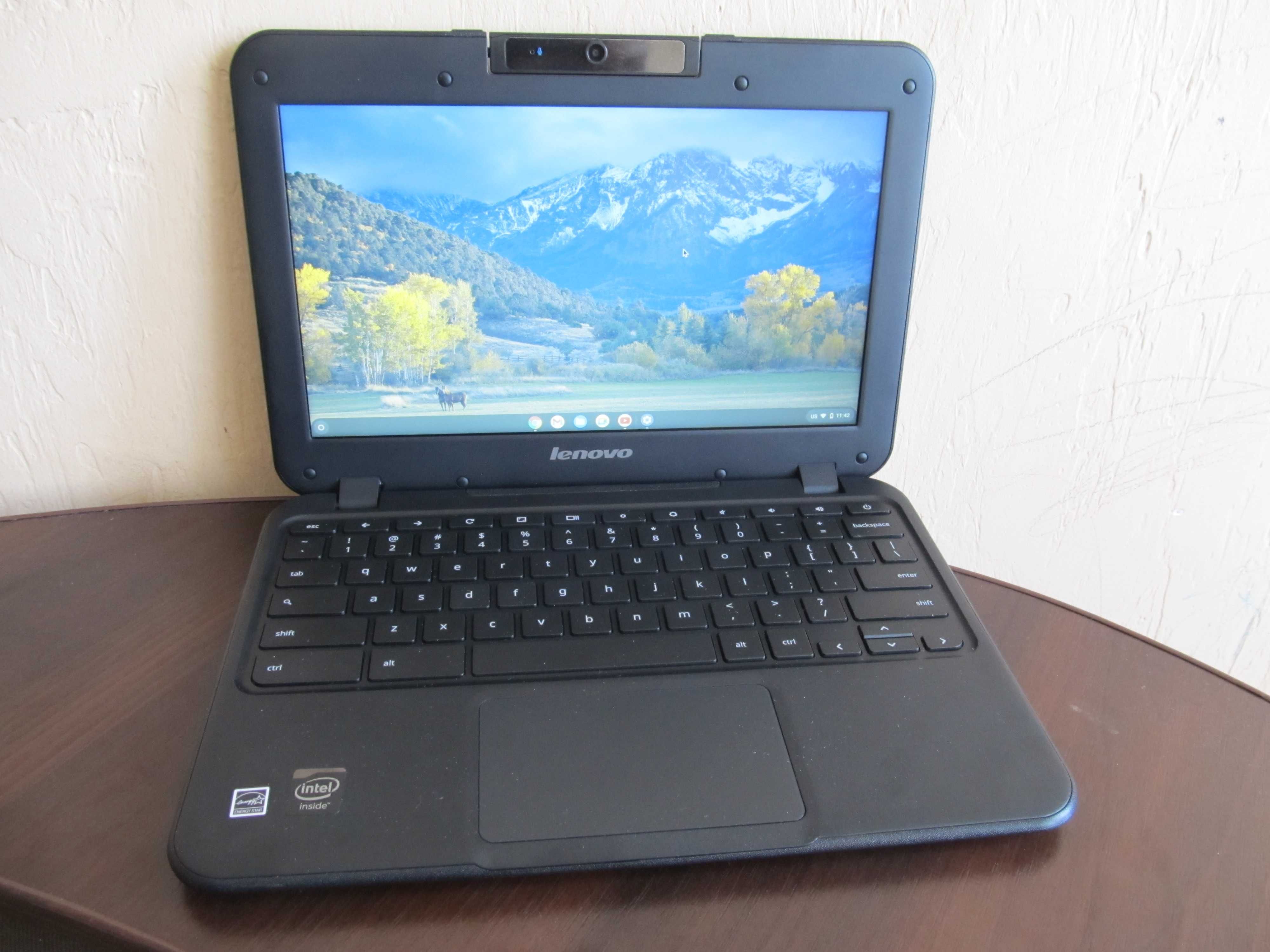 Ноутбук нетбук хромбук Chromebook Lenovo. Диск 16GB SSD. Дисплей 11.6