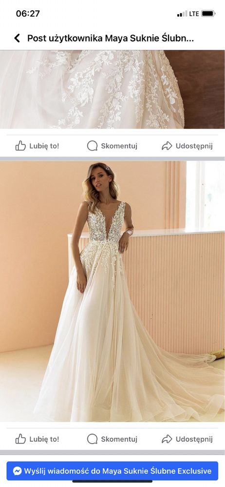 Piękna suknia ślubna ARETA
