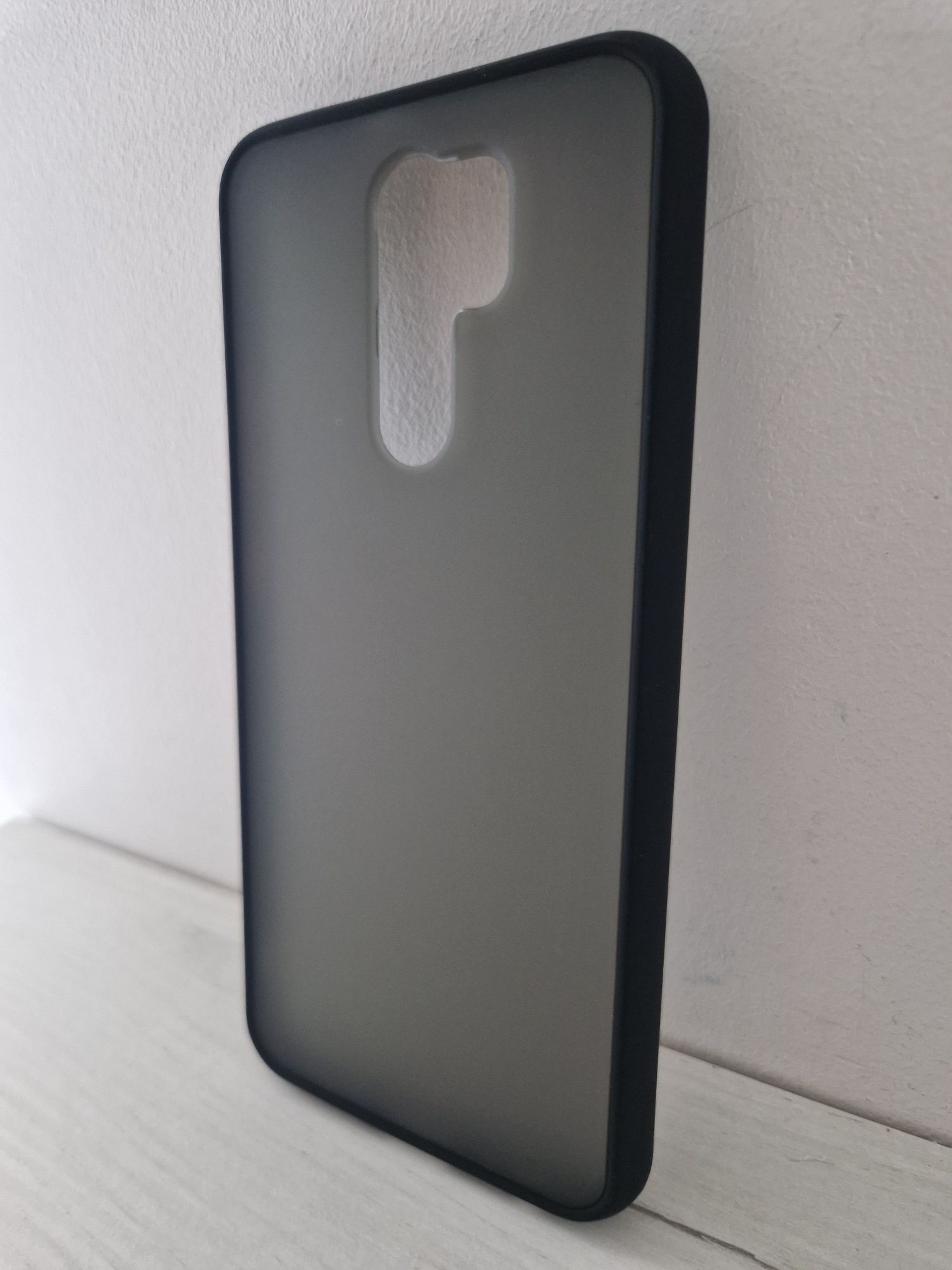 Vennus Color Button Bumper do Xiaomi Redmi 9 Czarny