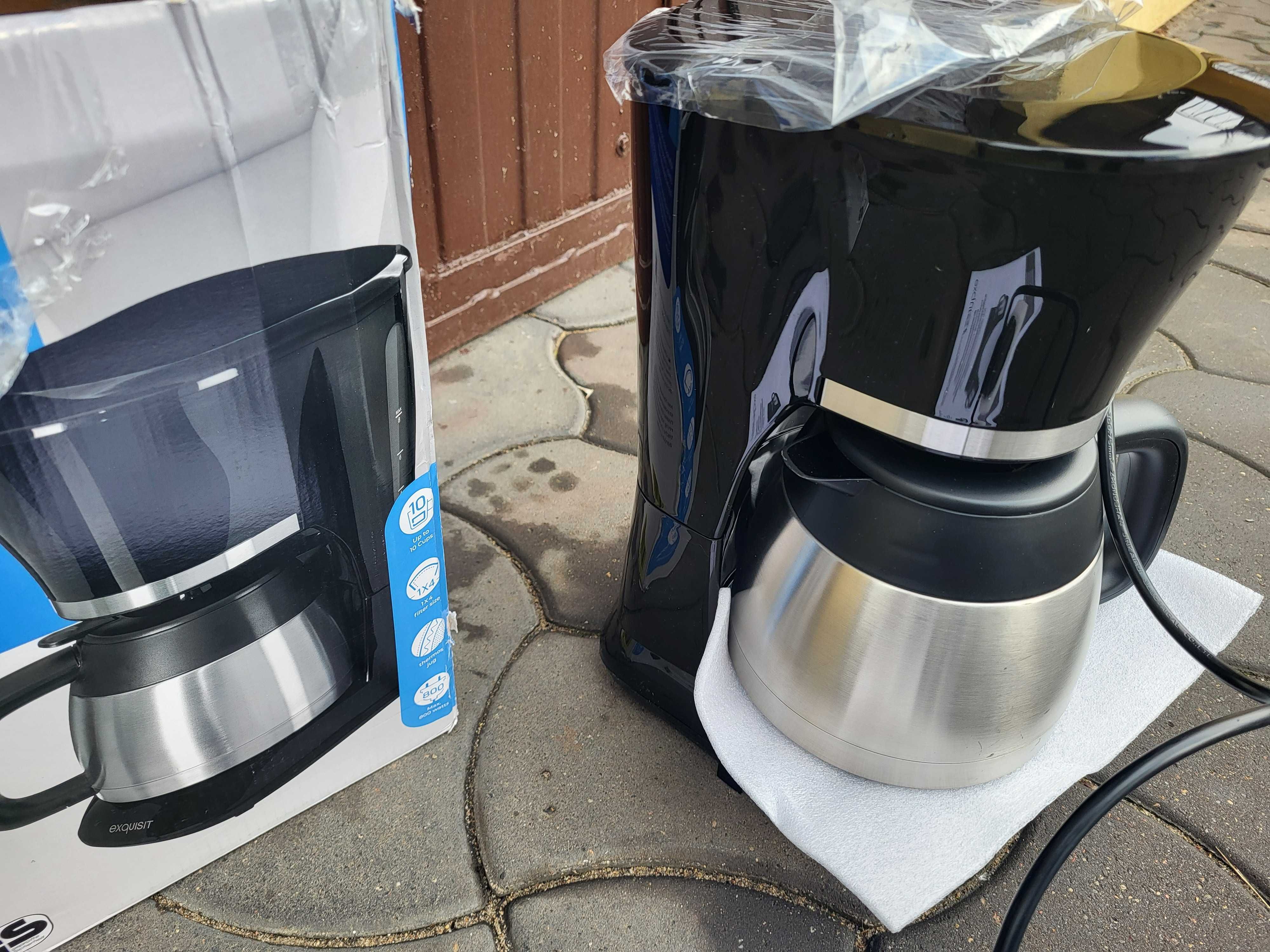 Ekspres do kawy przelewowy Exquisit KA 6501 nowy 800 w