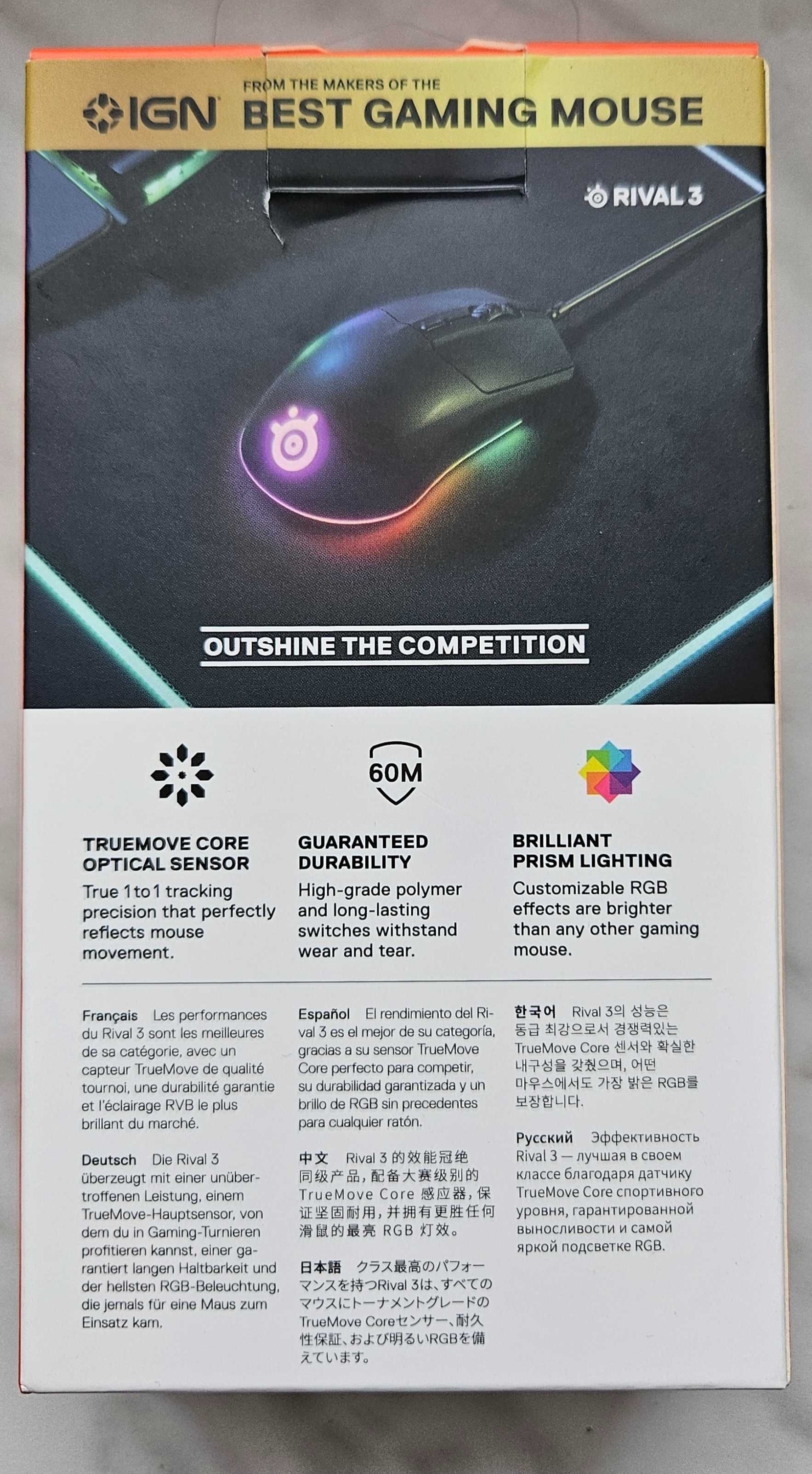 Mysz SteelSeries Rival 3