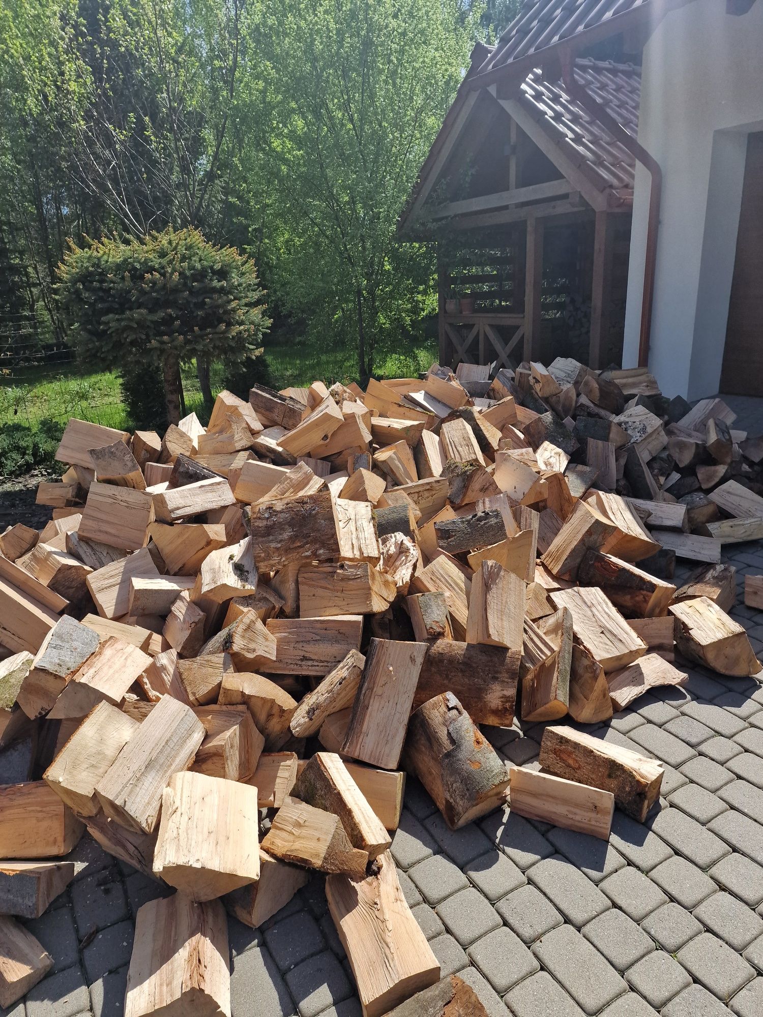 DREWNO Kominkowe łupane , gałęziówka (liściaste,iglaste]